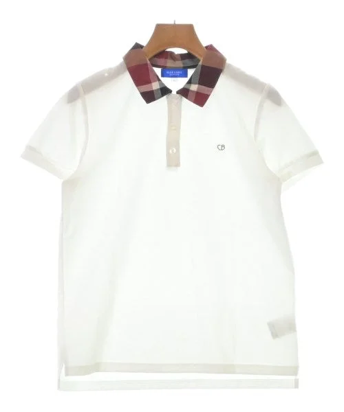 BLUE LABEL CRESTBRIDGE Polo Shirts Casual Plain Short Shirt