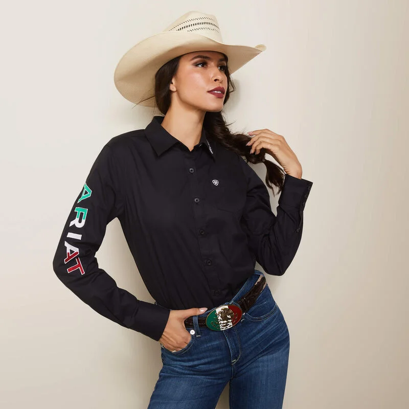 Ariat Team Kirby Stretch Shirt Elegant Draped Short Sleeve