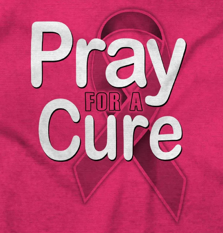 Hope For A Cure Ladies T Shirt Chic Embellished Short Sleeve
