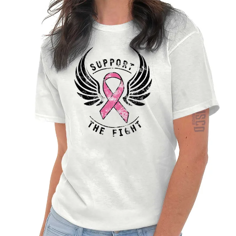 Breast Cancer Awareness T Shirt Classic Short Sleeve Blouse