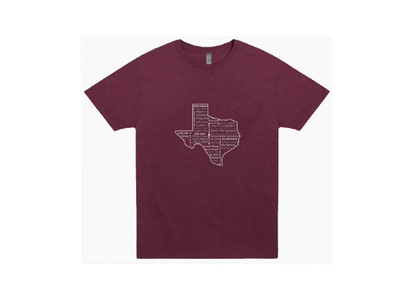 Texas Musicians Shirt Comfortable Ribbed Short Sleeve