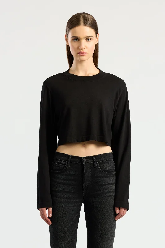 Tokyo Crop Shirt Relaxed Cotton Short Blouse