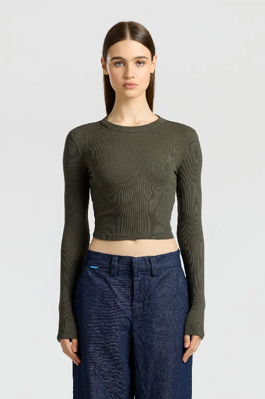 Verona Crop Shirt Relaxed Fit Short Blouse