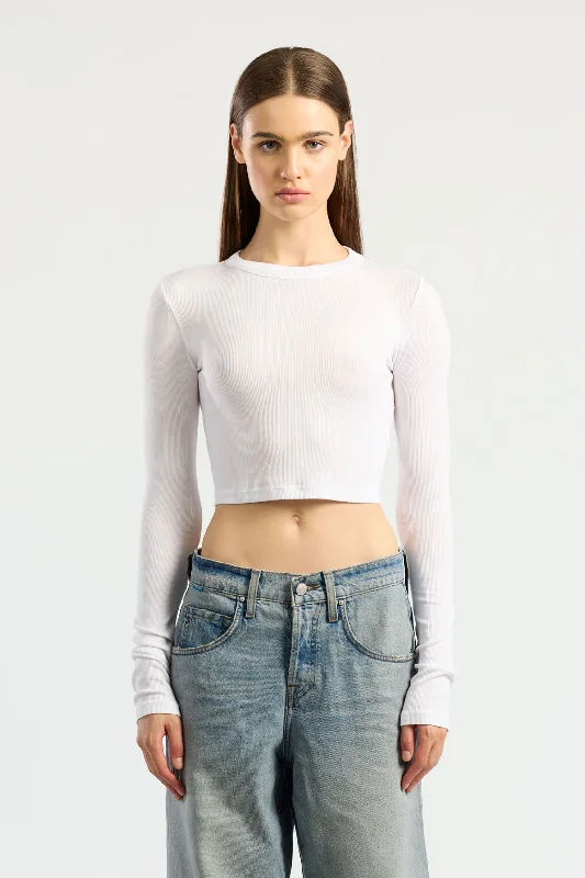 Verona Crop Shirt Relaxed Cotton Short Shirt