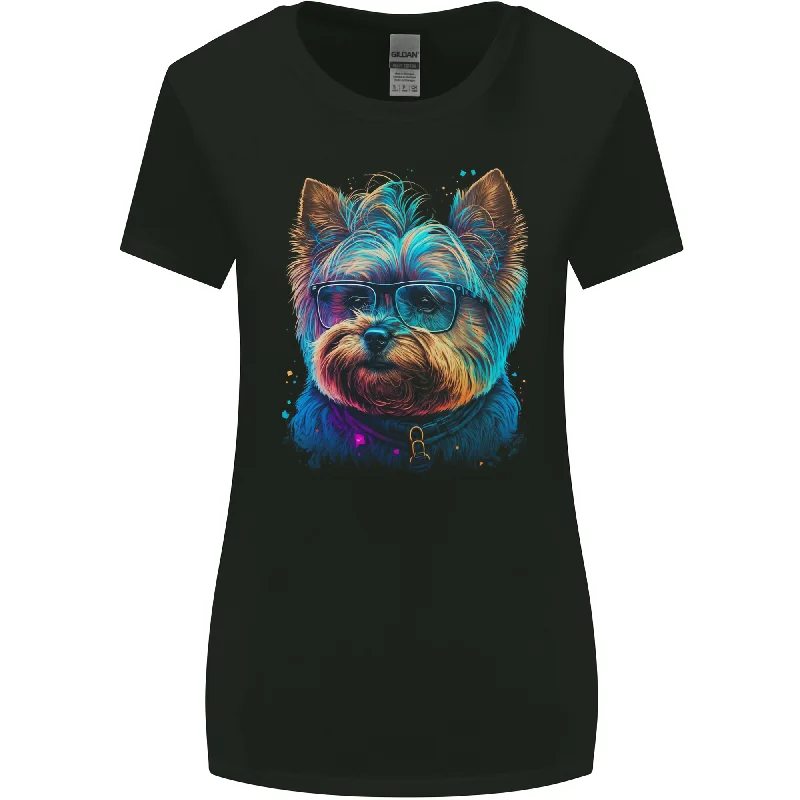A Cool Yorkie Yorkshire Terrier Male Dog Womens Wider Cut T-Shirt Collared Crew Neck Turtle Neck A Cool Yorkie Yorkshire Terrier Male Dog Womens Wider Cut T-Shirt Collared Crew Neck Turtle Neck