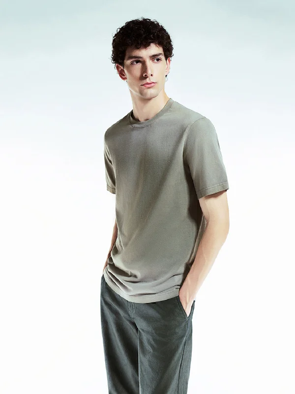 Crew Neck Straight T-Shirt Oversized T-Shirt Spandex breathable