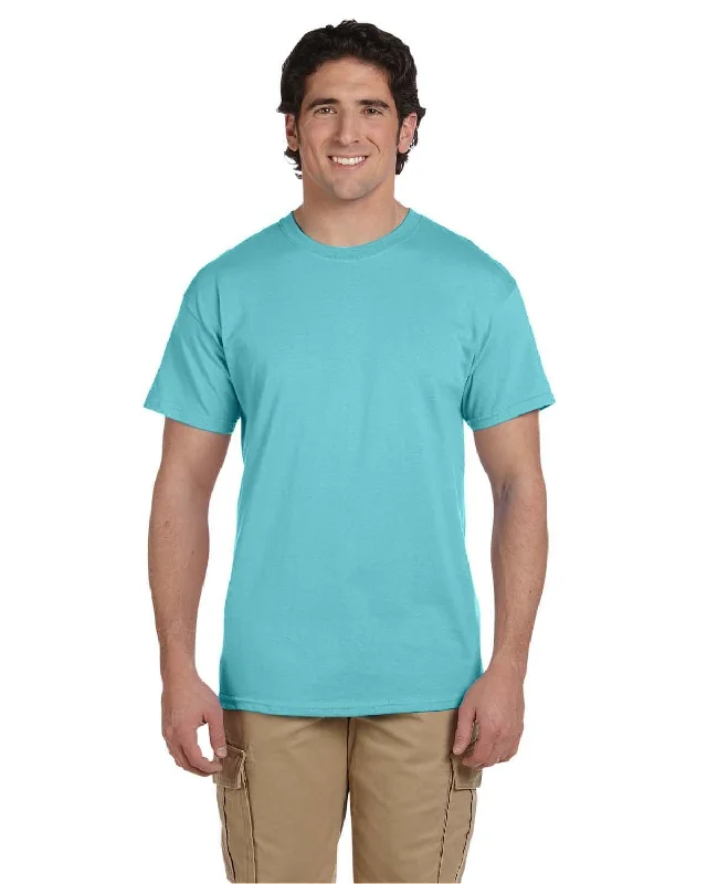 Fruit of the Loom 100% Cotton T-Shirt | Scuba Blue Basic T-Shirt Crew Neck Short Sleeve Fruit of the Loom 100% Cotton T-Shirt | Scuba Blue Basic T-Shirt Crew Neck Short Sleeve
