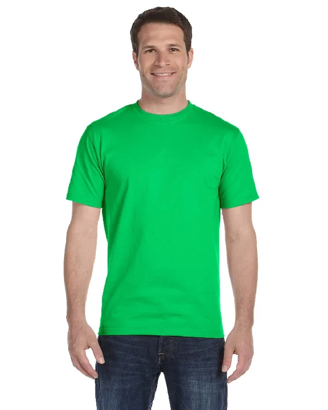 Gildan DryBlend 50/50 T-Shirt | Electric Green Mesh Canvas Denim