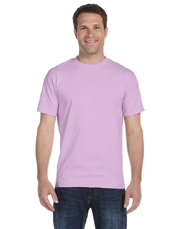 Gildan DryBlend 50/50 T-Shirt | Orchid Zippered Buttoned Snapped