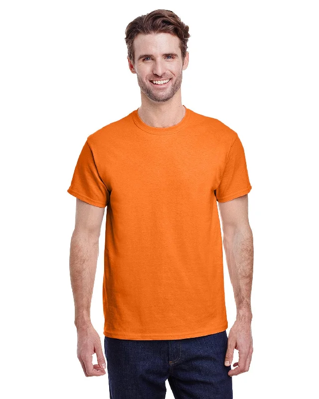 Gildan Heavy Cotton T-Shirt | S Orange Knit Fabric Woven Fabric Fleece Fabric