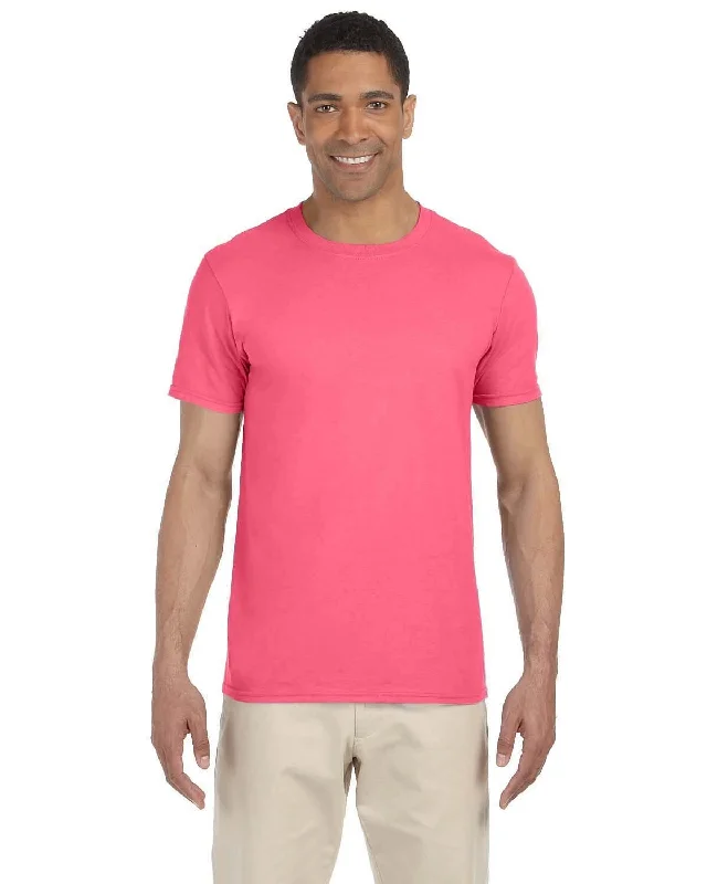 Gildan SoftStyle T-Shirt | Coral Silk Nylon Fabric Polyester Fabric Spandex Fabric