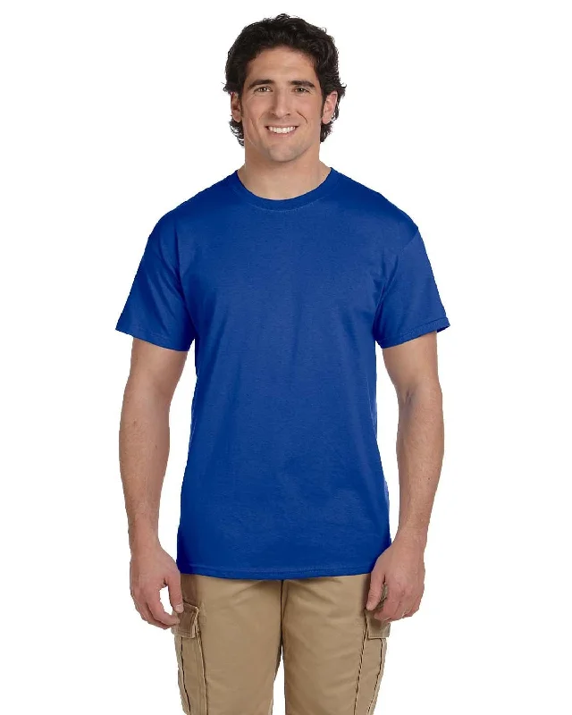 Hanes ComfortBlend 50/50 T-Shirt | Deep Royal Anti-Pilling Machine Wash Handmade