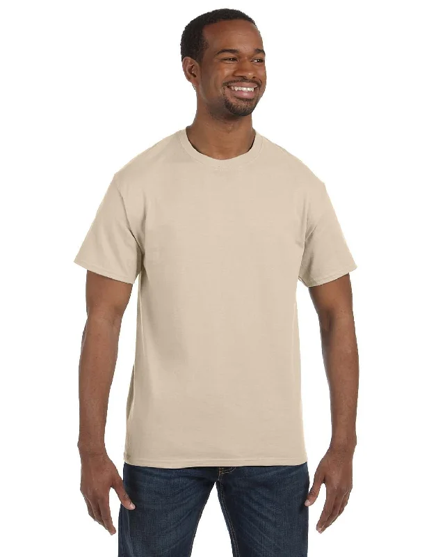 Jerzees Heavyweight 50/50 T-Shirt | Sandstone Chenille Blend Fleece Blend Nylon Blend