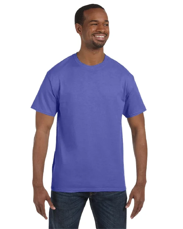 Jerzees Heavyweight 50/50 T-Shirt | Violet Rayon Velvet Corduroy