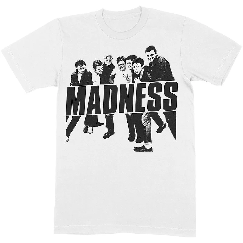 Madness | Official Band T-Shirt | Vintage Photo Front Pockets Side Pockets Patch Pockets