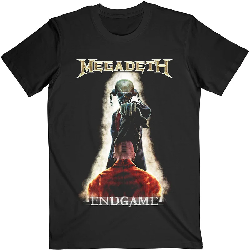 Megadeth | Official Band T-Shirt | Vic Removing Hood Asymmetrical Pockets Print