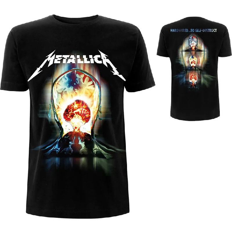 Metallica | Official Band T-Shirt | Exploded (Back Print) Lace Blend Ribbed Blend Corduroy Blend