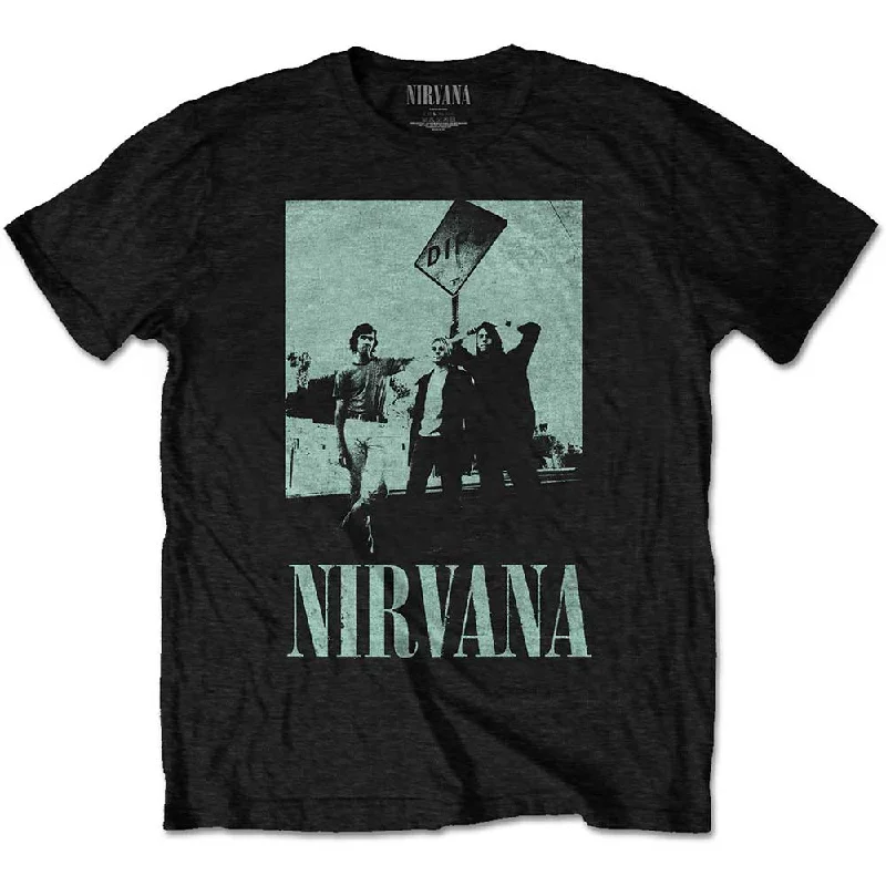 Nirvana | Official Band T-Shirt | Dips Welt Pockets Slit Pockets Flap Pockets