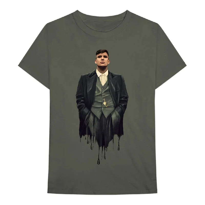 Peaky Blinders | Official Band T-Shirt | Dripping Tommy Collared T-Shirt Boat Neck A-Line