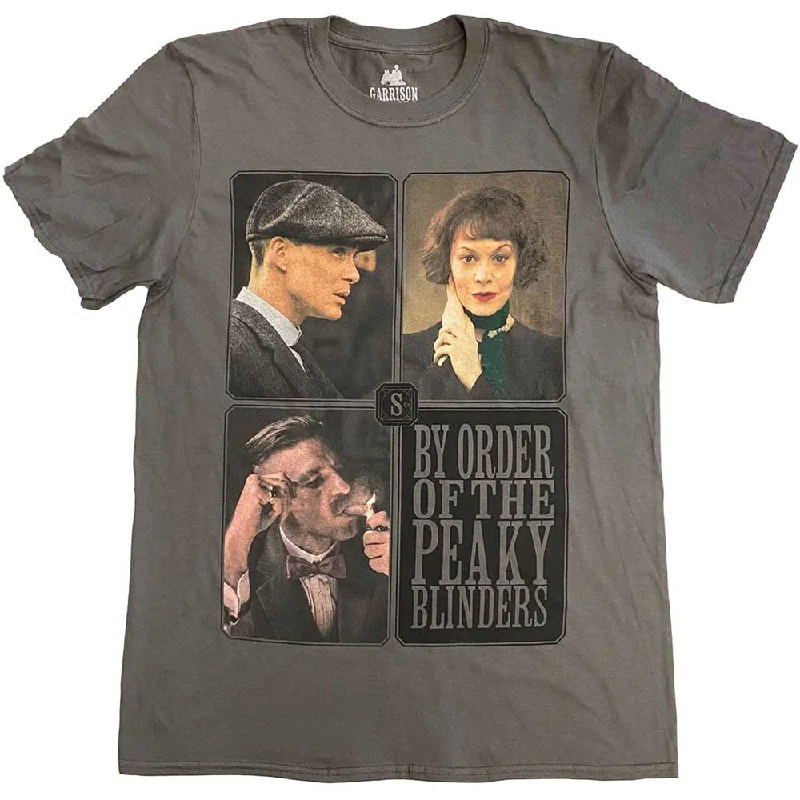 Peaky Blinders | Official Band T-Shirt | Portraits Grid Sequined Glittery Shiny