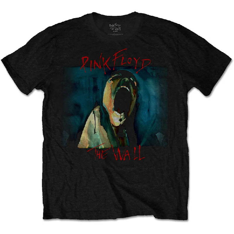 Pink Floyd | Official Band T-Shirt | The Wall Scream Lace Blend Ribbed Blend Corduroy Blend