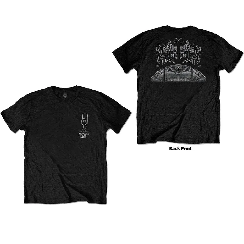 Rag'n'Bone Man | Official Band T-Shirt | Graveyard (Back Print) Notch Collar Peter Pan Collar Cowl Neck Rag'n'Bone Man | Official Band T-Shirt | Graveyard (Back Print) Notch Collar Peter Pan Collar Cowl Neck