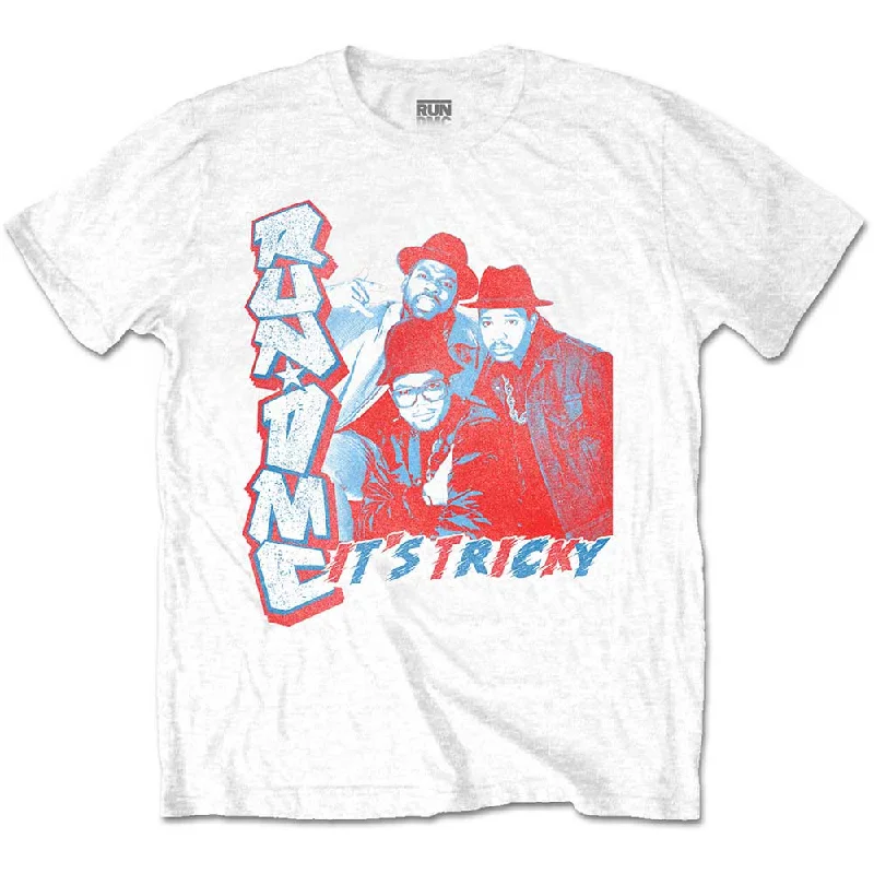Run DMC | Official Band T-Shirt | It's Tricky Chenille Blend Fleece Blend Nylon Blend
