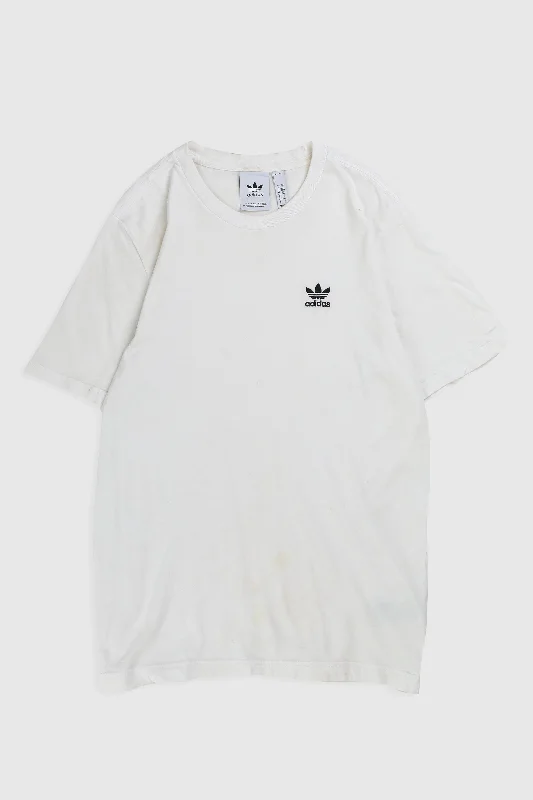 Vintage Adidas Tee - S Print Jacquard Patchwork