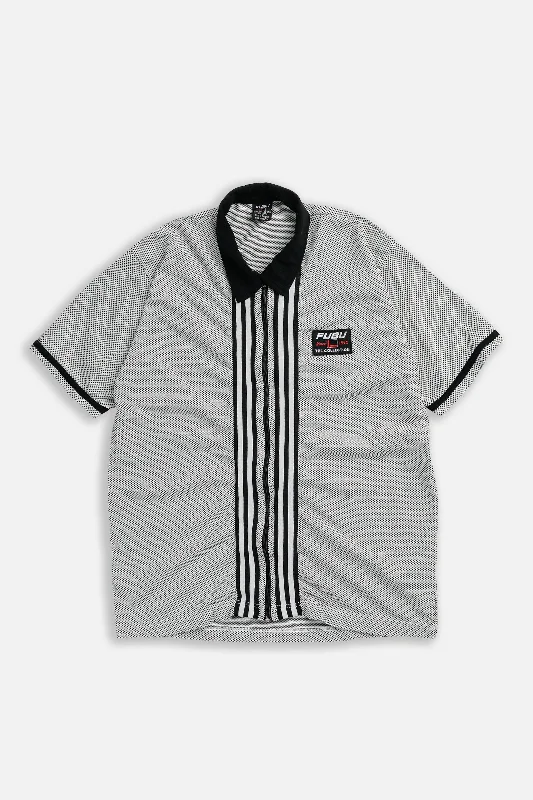 Vintage Fubu Collared Tee - M Handmade Hand-knitted Hand-woven