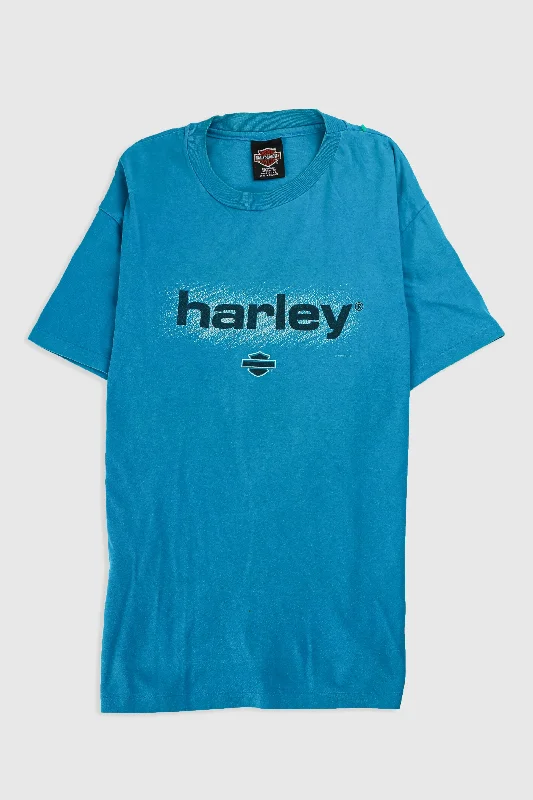 Vintage Harley Tee Chenille Blend Fleece Blend Nylon Blend