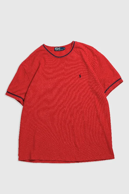 Vintage Tee - L Houndstooth Herringbone Solid