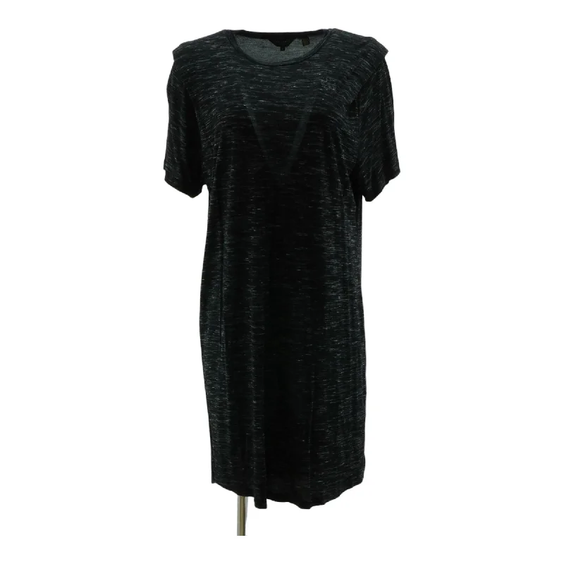 Black Striped Midi Dress Stylish Striped Midi Dress