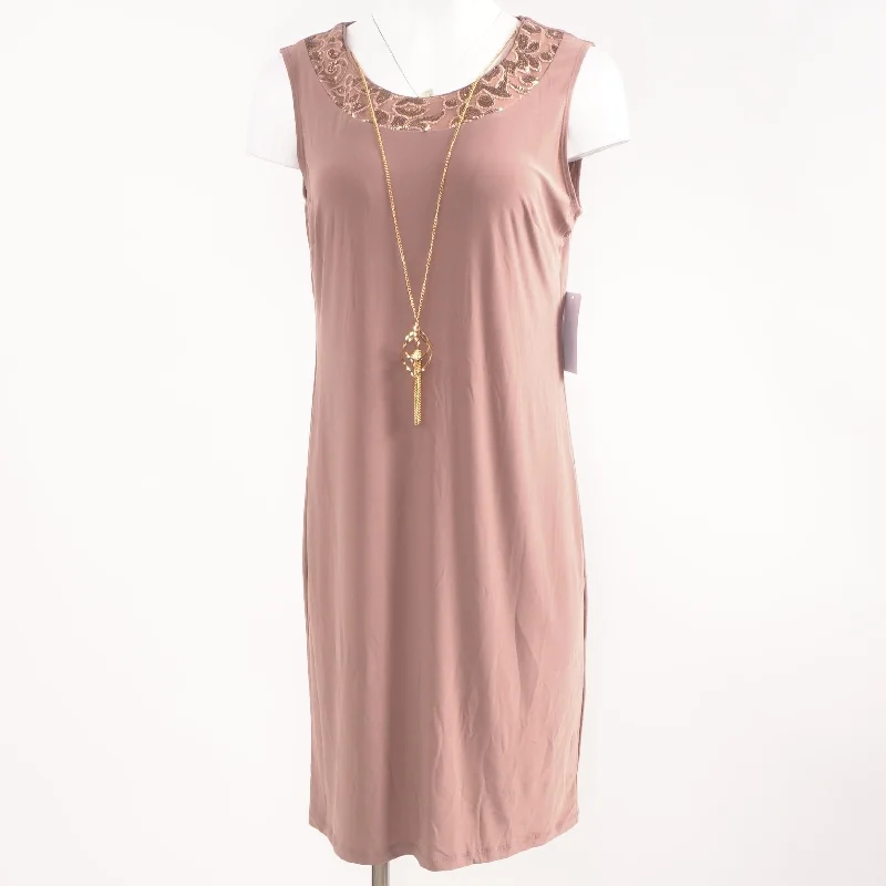 Brown Solid Midi Dress Fashionable Off-Shoulder Dress Midi
