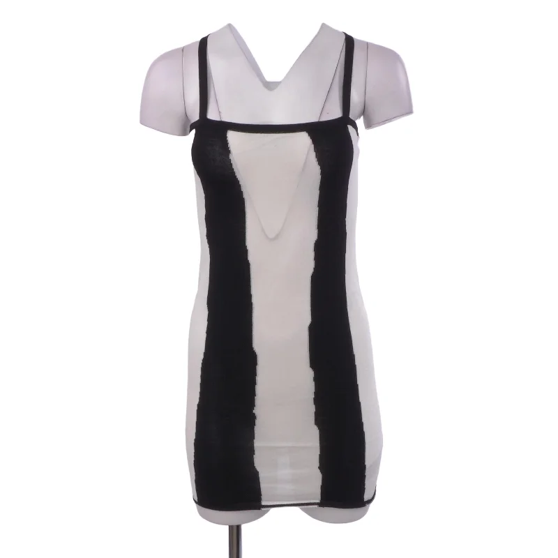 Multi Color Block Midi Dress Comfortable Short Sleeve Midi Dress