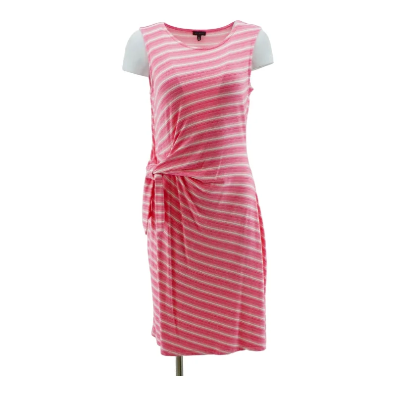 Pink Striped Midi Dress Classic Black Midi Dress