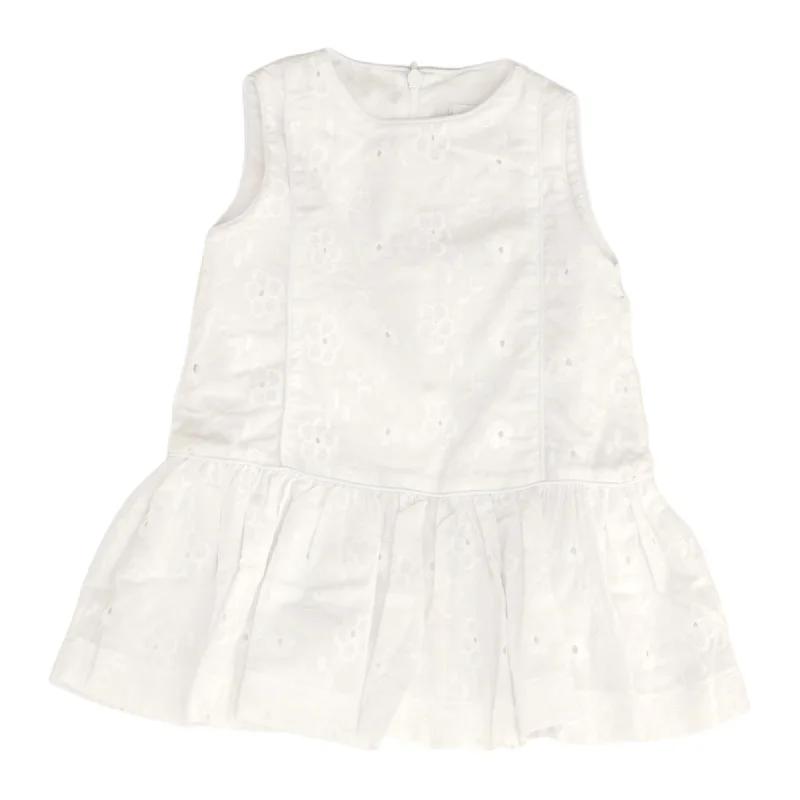 White Eyelet Midi Dress Cozy Spaghetti Strap Midi Dress