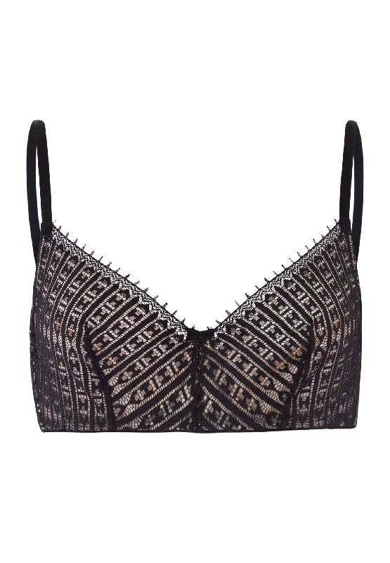 Hedy Underwire Bra | Black 70940-019 Comfortable Bralette Style