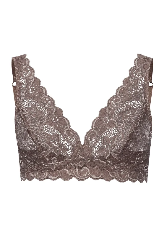 Luxury Moments Lace Soft Cup Bra | Stonewash 71465-2756 Soft Mesh Bra