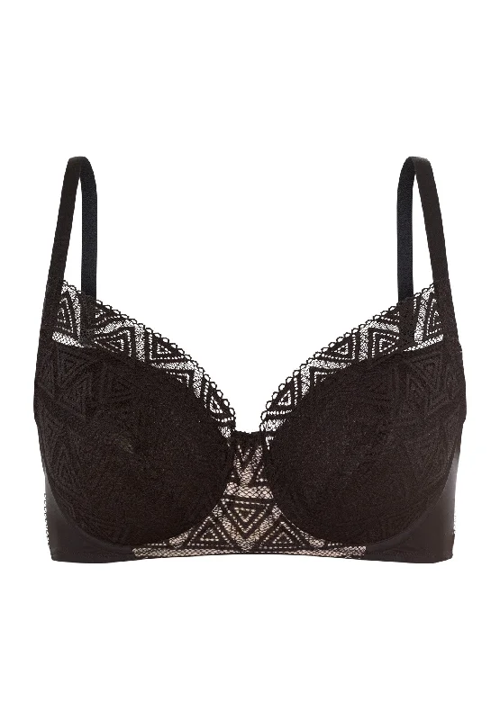 Clia Underwire Bra | Black 72922-019 Seamless Push-Up Bra