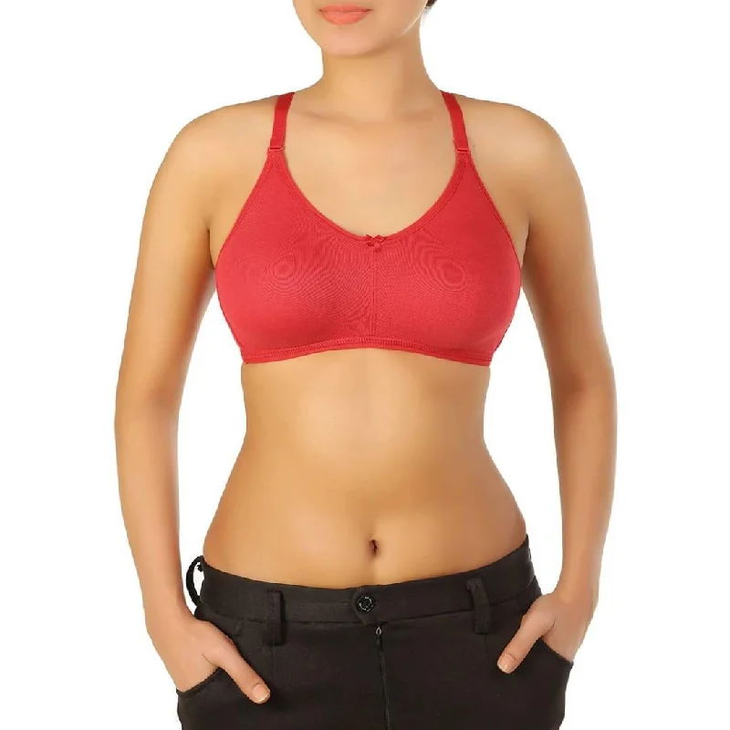 Best Cotton Bra Double Layered Non Padded Bra Wired Free Bra Full Coverage Bra Full Coverage Bra
