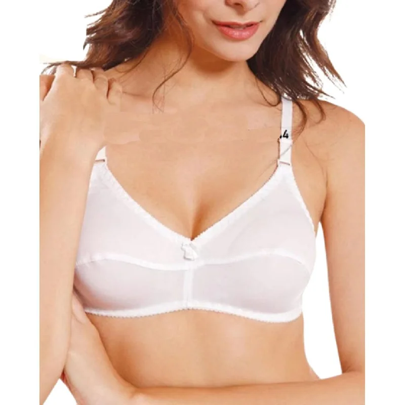Best Cotton Bra for Everyday Use Wire Free & Non Padded Bra Plus Size Bra Soft Mesh Bralette