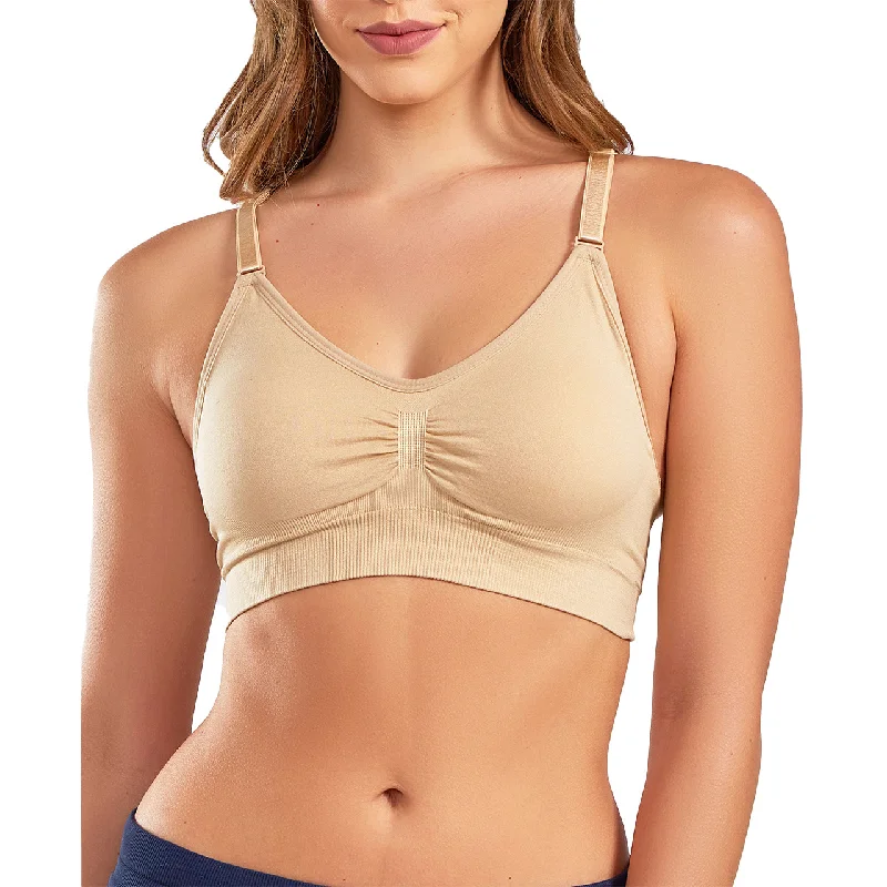 Breanna Seamless Bra with Removable Pads Comfortable Fit Bralette