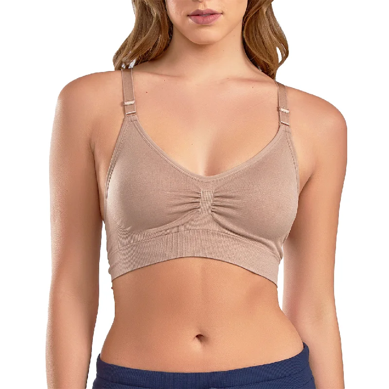 Breanna Seamless Bra with Removable Pads Versatile Bralette Set