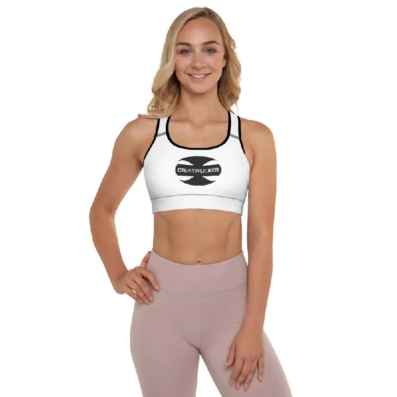 CRUSTYFLICKER Mojo - Padded Sports Bra Sporty Compression Bra