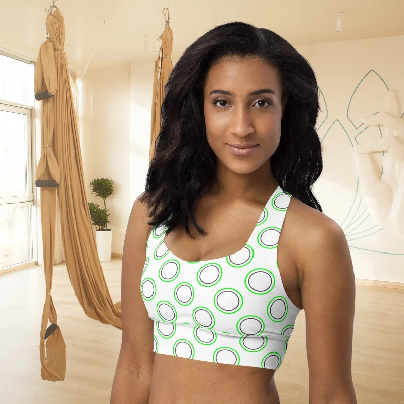 Designer Women’s Sports Bra | Yoga Bra | Racerback Bra, lioness-love Contour Bra Style