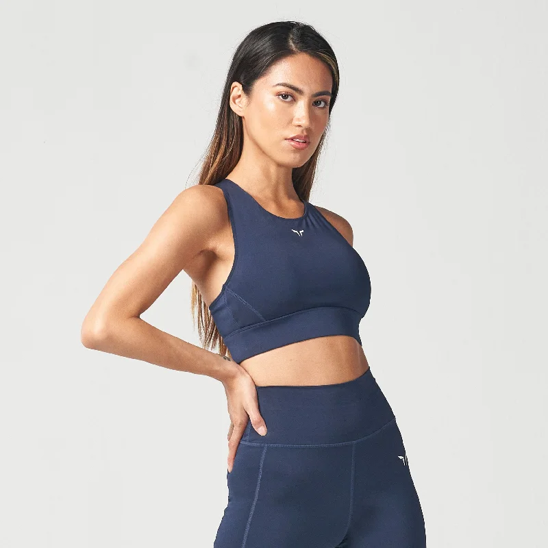 Essential High Impact Bra - Navy Sports Support Bra