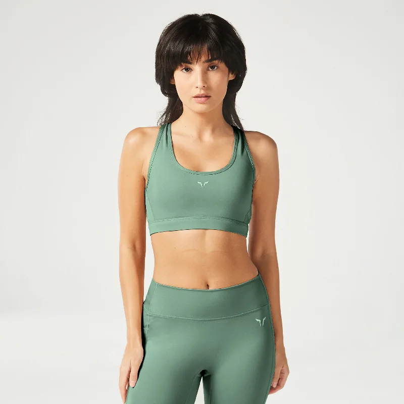 Essential Medium Impact Bra - Dark Forest Daily Comfort Bra