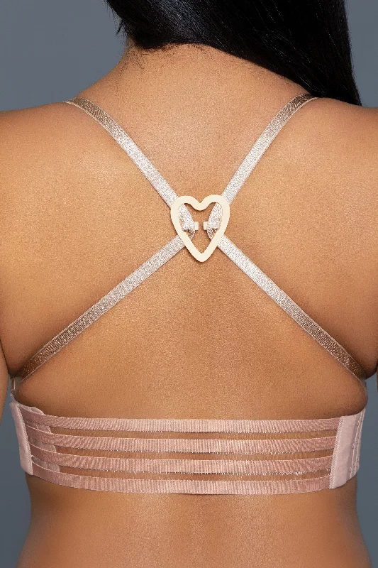 Heart Bra Strap Converter Clip Trendy Sports Bra