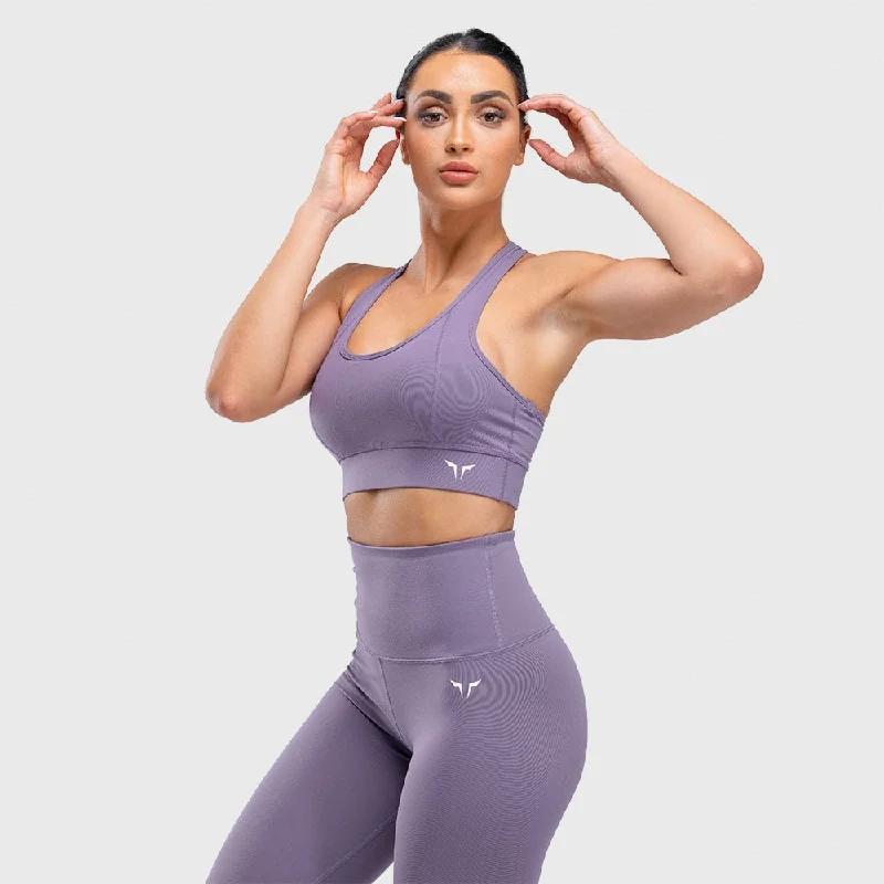 Hera Performance Bra - Purple Comfortable Bralette Style