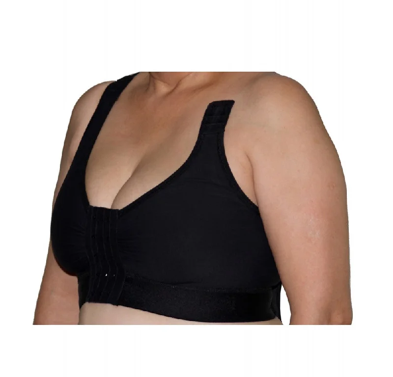 Hook-N-Eye Front & Shoulders Bra - Plus Active Wear Bra